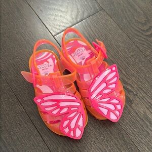 Sophia Webster pink jelly sandals